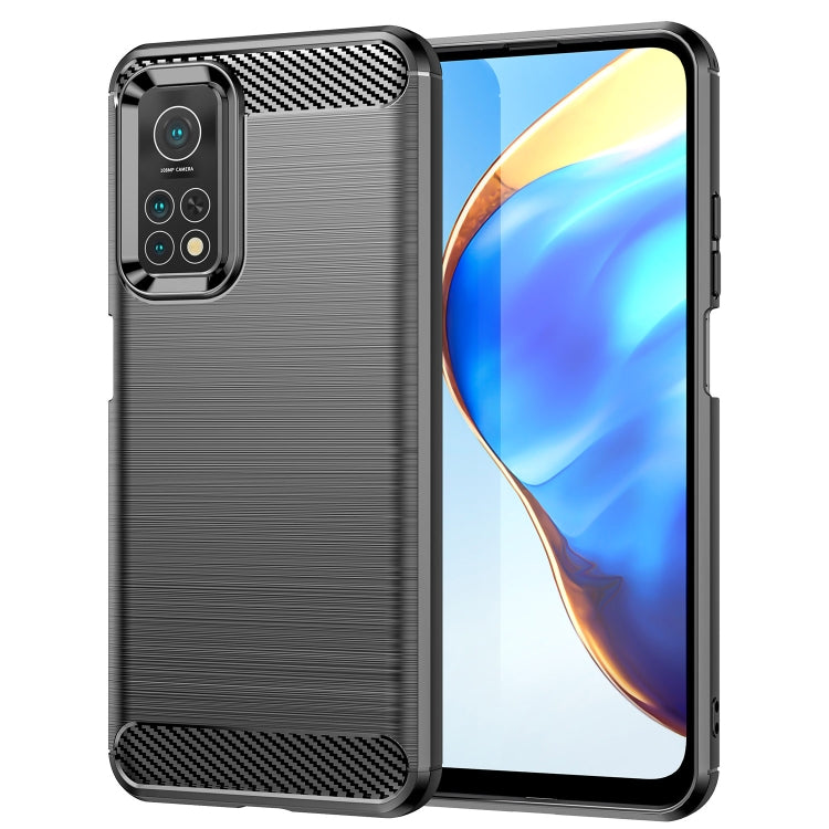 Brushed Texture Carbon Fiber TPU Case, For Xiaomi Mi 10T Pro 5G, For Xiaomi Poco C3, For Xiaomi Poco X3 NFC, For Xiaomi Redmi 9A, For Xiaomi Redmi 9C, For Xiaomi Redmi K30 Ultra