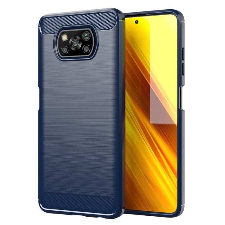 Brushed Texture Carbon Fiber TPU Case, For Xiaomi Mi 10T Pro 5G, For Xiaomi Poco C3, For Xiaomi Poco X3 NFC, For Xiaomi Redmi 9A, For Xiaomi Redmi 9C, For Xiaomi Redmi K30 Ultra