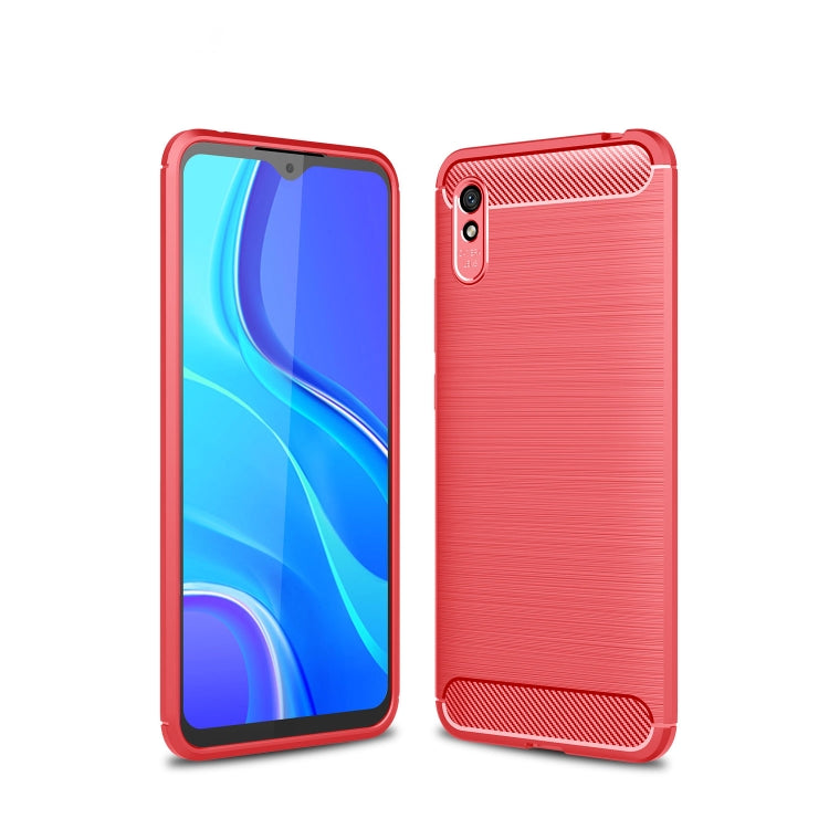 Brushed Texture Carbon Fiber TPU Case, For Xiaomi Mi 10T Pro 5G, For Xiaomi Poco C3, For Xiaomi Poco X3 NFC, For Xiaomi Redmi 9A, For Xiaomi Redmi 9C, For Xiaomi Redmi K30 Ultra