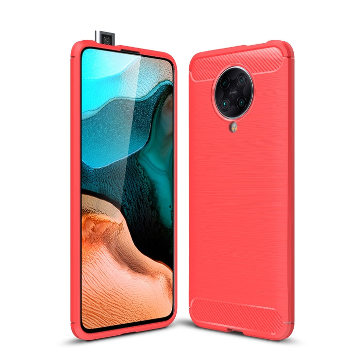 Brushed Texture Carbon Fiber TPU Case, For Xiaomi Mi 10T Pro 5G, For Xiaomi Poco C3, For Xiaomi Poco X3 NFC, For Xiaomi Redmi 9A, For Xiaomi Redmi 9C, For Xiaomi Redmi K30 Ultra