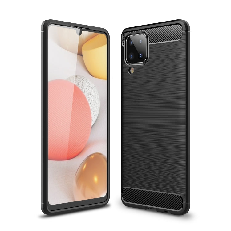 Brushed Texture Carbon Fiber TPU Case, For Samsung Galaxy A02s, For Samsung Galaxy A12, For Motorola Moto G9 Power