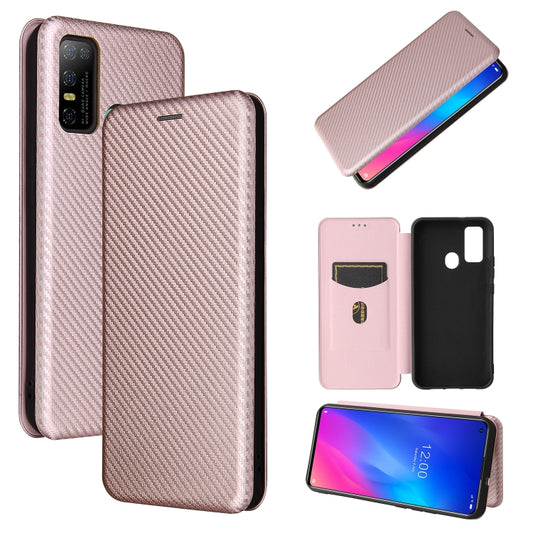 Carbon Fiber Texture Magnetic Horizontal Flip TPU + PC + PU Leather Case with Card Slot, For DOOGEE N30, For Fujitsu Arrows NX9 F-52A, For Motorola Moto G9 Power, For Oukitel WP5 / WP5 Pro, For HTC Desire 20 Plus, For LG K92 5G, For LG Wing 5G         ...