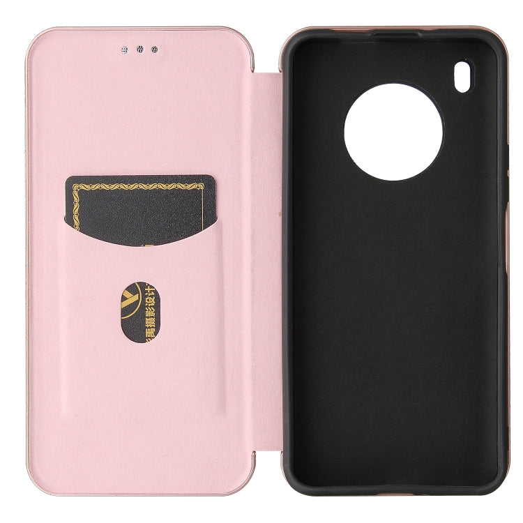 Carbon Fiber Texture Magnetic Horizontal Flip TPU + PC + PU Leather Case with Card Slot, For Huawei Y9a, For Huawei nova 8 SE, For Huawei Honor 10X Lite, For Samsung Galaxy A12 / M12, For Samsung Galaxy A32 5G, For Samsung Galaxy S30                   ...