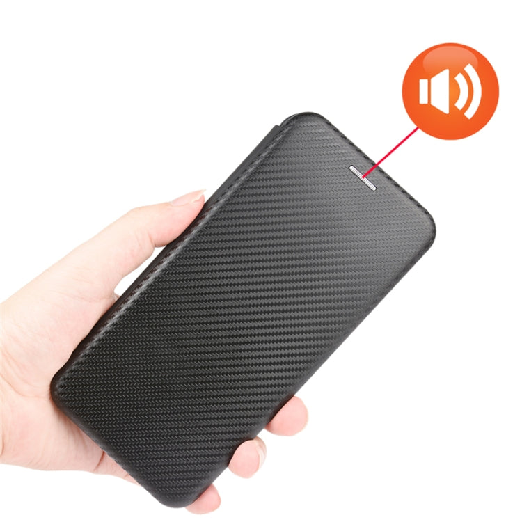 Carbon Fiber Texture Magnetic Horizontal Flip TPU + PC + PU Leather Case with Card Slot, For Huawei Y9a, For Huawei nova 8 SE, For Huawei Honor 10X Lite, For Samsung Galaxy A12 / M12, For Samsung Galaxy A32 5G, For Samsung Galaxy S30                   ...