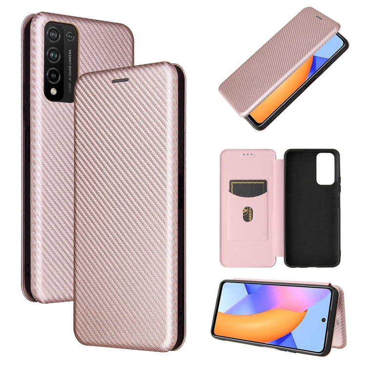 Carbon Fiber Texture Magnetic Horizontal Flip TPU + PC + PU Leather Case with Card Slot, For Huawei Y9a, For Huawei nova 8 SE, For Huawei Honor 10X Lite, For Samsung Galaxy A12 / M12, For Samsung Galaxy A32 5G, For Samsung Galaxy S30                   ...
