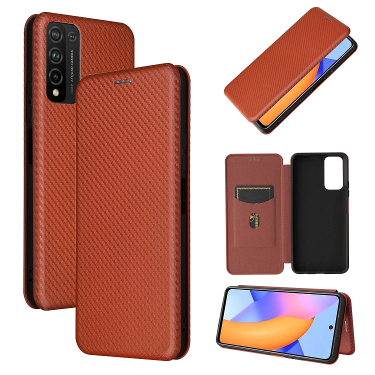 Carbon Fiber Texture Magnetic Horizontal Flip TPU + PC + PU Leather Case with Card Slot, For Huawei Y9a, For Huawei nova 8 SE, For Huawei Honor 10X Lite, For Samsung Galaxy A12 / M12, For Samsung Galaxy A32 5G, For Samsung Galaxy S30                   ...