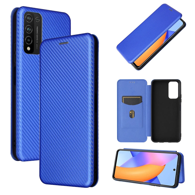 Carbon Fiber Texture Magnetic Horizontal Flip TPU + PC + PU Leather Case with Card Slot, For Huawei Y9a, For Huawei nova 8 SE, For Huawei Honor 10X Lite, For Samsung Galaxy A12 / M12, For Samsung Galaxy A32 5G, For Samsung Galaxy S30                   ...