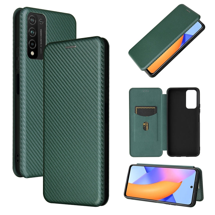 Carbon Fiber Texture Magnetic Horizontal Flip TPU + PC + PU Leather Case with Card Slot, For Huawei Y9a, For Huawei nova 8 SE, For Huawei Honor 10X Lite, For Samsung Galaxy A12 / M12, For Samsung Galaxy A32 5G, For Samsung Galaxy S30                   ...