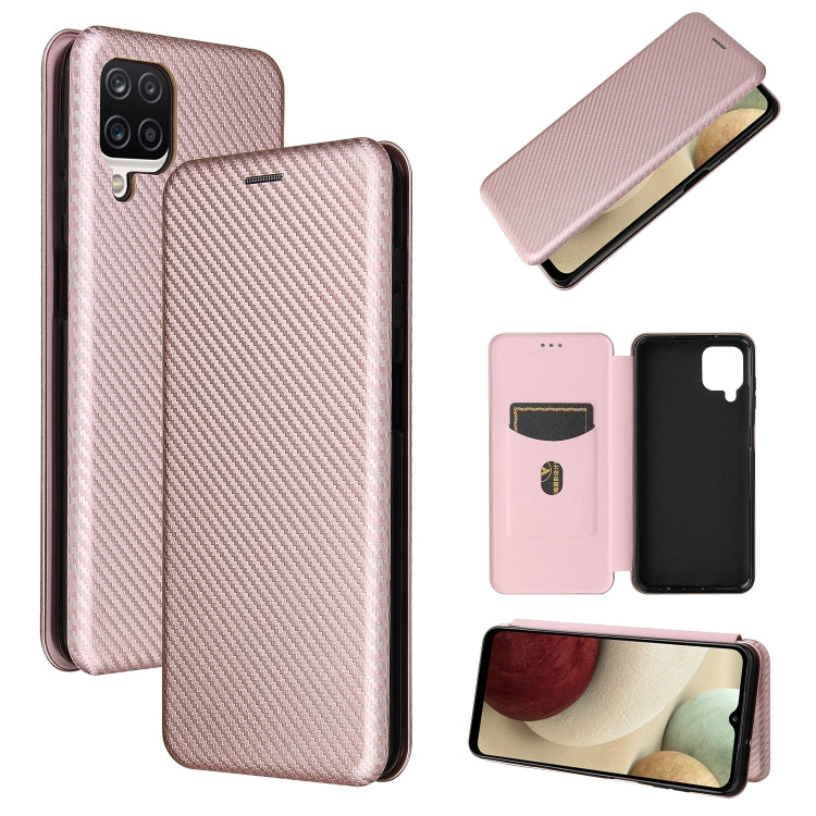 Carbon Fiber Texture Magnetic Horizontal Flip TPU + PC + PU Leather Case with Card Slot, For Huawei Y9a, For Huawei nova 8 SE, For Huawei Honor 10X Lite, For Samsung Galaxy A12 / M12, For Samsung Galaxy A32 5G, For Samsung Galaxy S30                   ...