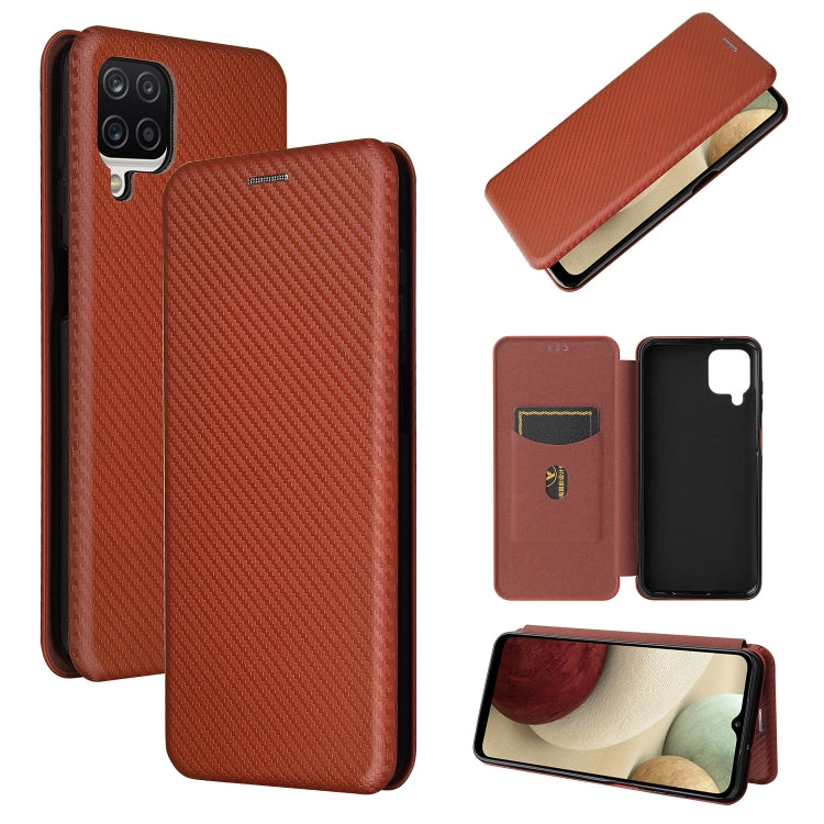 Carbon Fiber Texture Magnetic Horizontal Flip TPU + PC + PU Leather Case with Card Slot, For Huawei Y9a, For Huawei nova 8 SE, For Huawei Honor 10X Lite, For Samsung Galaxy A12 / M12, For Samsung Galaxy A32 5G, For Samsung Galaxy S30                   ...