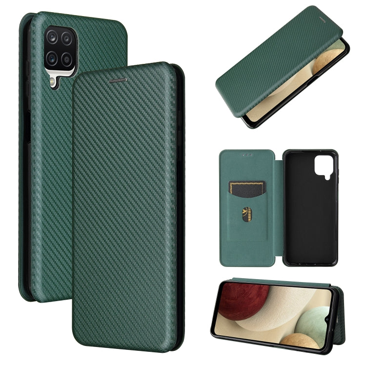 Carbon Fiber Texture Magnetic Horizontal Flip TPU + PC + PU Leather Case with Card Slot, For Huawei Y9a, For Huawei nova 8 SE, For Huawei Honor 10X Lite, For Samsung Galaxy A12 / M12, For Samsung Galaxy A32 5G, For Samsung Galaxy S30                   ...