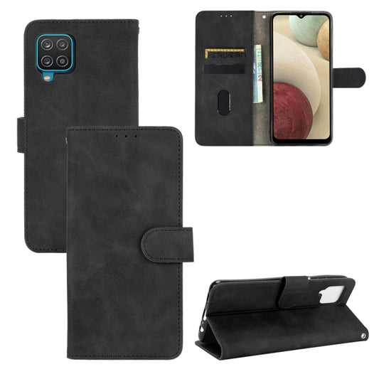 Solid Color Skin Feel Magnetic Buckle Horizontal Flip Calf Texture PU Leather Case with Holder & Card Slots & Wallet, For Samsung Galaxy A12 / M12, For Huawei nova 8 SE, For Huawei Y9a