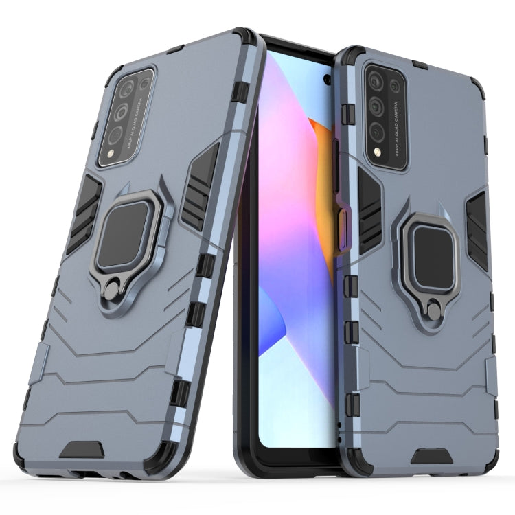PC + TPU Shockproof Protective Case with Magnetic Ring Holder, For Huawei Honor 10X Lite