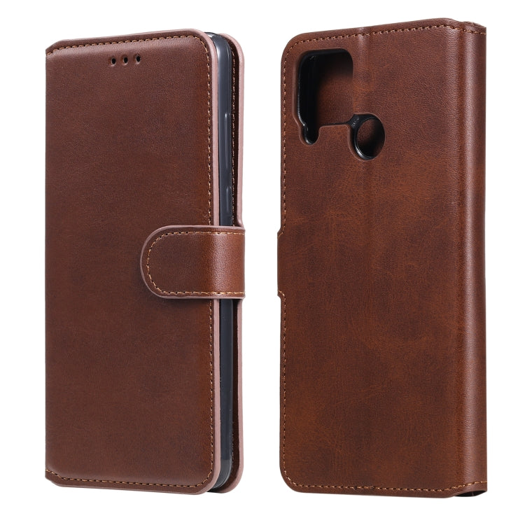 Classic Calf Texture PU + TPU Horizontal Flip Leather Case, with Holder & Card Slots & Wallet, For OPPO F17 Pro / A93, For OPPO Realme 7i / C17, For OPPO Realme 7 / Narzo 20 Pro, For OPPO Realme C11, For OPPO Realme C15 / C12