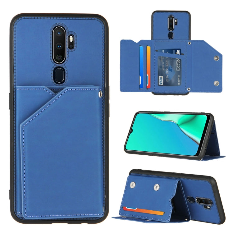 Skin Feel PU + TPU + PC Back Cover Shockproof Case with Card Slots & Holder & Photo Frame, For OPPO A9 2020, For OPPO A52 & A72 & A92, For OPPO A53, For OPPO F17, For OPPO F17 Pro & A93, For OPPO Realme 6, For OPPO Realme C3, For Huawei P30 Pro        ...