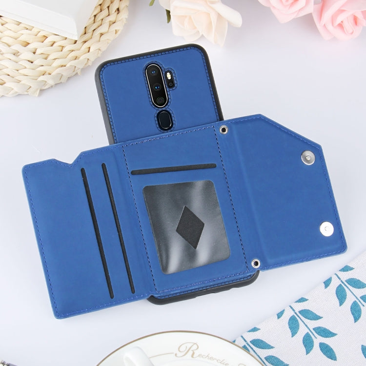 Skin Feel PU + TPU + PC Back Cover Shockproof Case with Card Slots & Holder & Photo Frame, For OPPO A9 2020, For OPPO A52 & A72 & A92, For OPPO A53, For OPPO F17, For OPPO F17 Pro & A93, For OPPO Realme 6, For OPPO Realme C3, For Huawei P30 Pro        ...