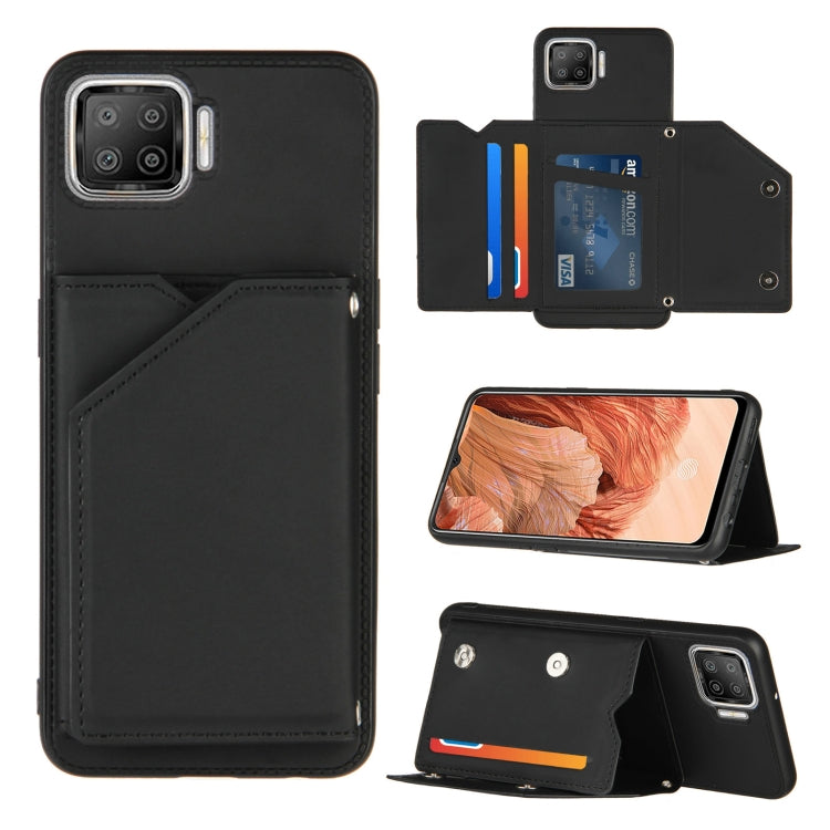 Skin Feel PU + TPU + PC Back Cover Shockproof Case with Card Slots & Holder & Photo Frame, For OPPO A9 2020, For OPPO A52 & A72 & A92, For OPPO A53, For OPPO F17, For OPPO F17 Pro & A93, For OPPO Realme 6, For OPPO Realme C3, For Huawei P30 Pro        ...