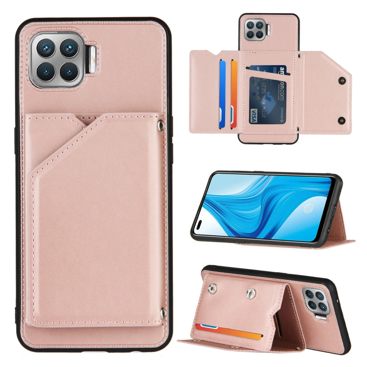 Skin Feel PU + TPU + PC Back Cover Shockproof Case with Card Slots & Holder & Photo Frame, For OPPO A9 2020, For OPPO A52 & A72 & A92, For OPPO A53, For OPPO F17, For OPPO F17 Pro & A93, For OPPO Realme 6, For OPPO Realme C3, For Huawei P30 Pro        ...