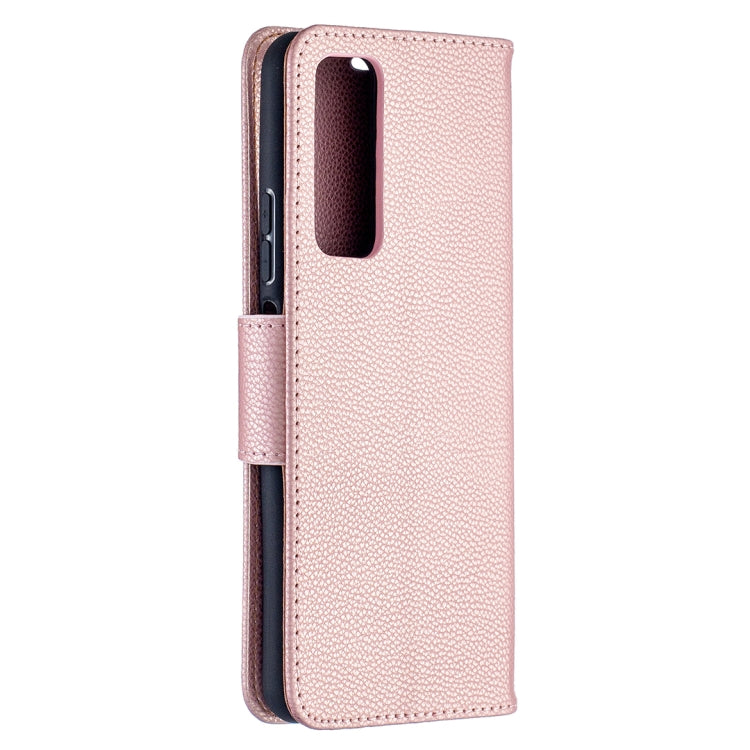 Litchi Texture Pure Color Horizontal Flip PU Leather Case with Holder & Card Slots & Wallet & Lanyard, For Huawei P smart 2021 / Y7a, For Samsung Galaxy A12