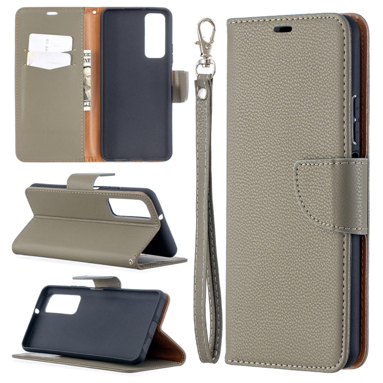 Litchi Texture Pure Color Horizontal Flip PU Leather Case with Holder & Card Slots & Wallet & Lanyard, For Huawei P smart 2021 / Y7a, For Samsung Galaxy A12