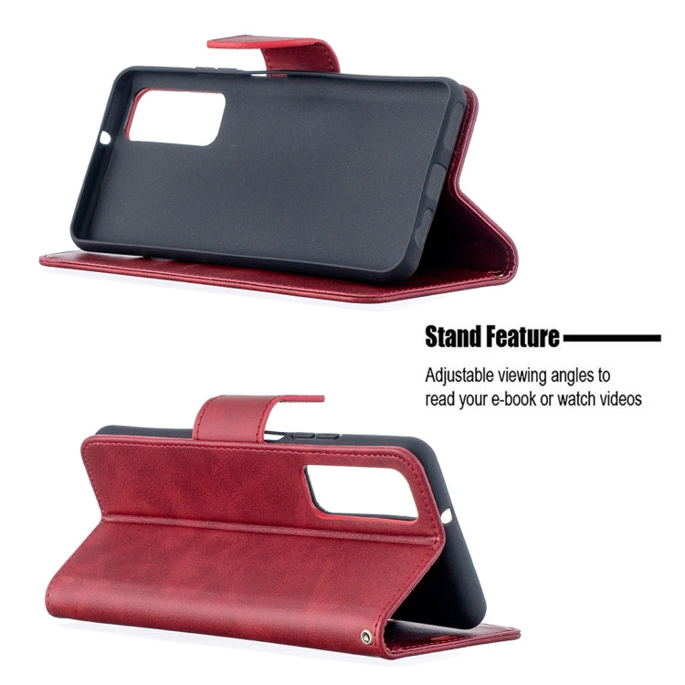 Retro Lambskin Texture Pure Color Horizontal Flip PU Leather Case with Holder & Card Slots & Wallet & Lanyard, For Huawei P smart 2021 / Y7a, For Samsung Galaxy A12
