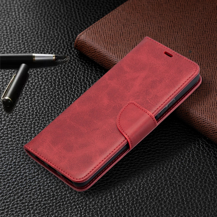 Retro Lambskin Texture Pure Color Horizontal Flip PU Leather Case with Holder & Card Slots & Wallet & Lanyard, For Huawei P smart 2021 / Y7a, For Samsung Galaxy A12
