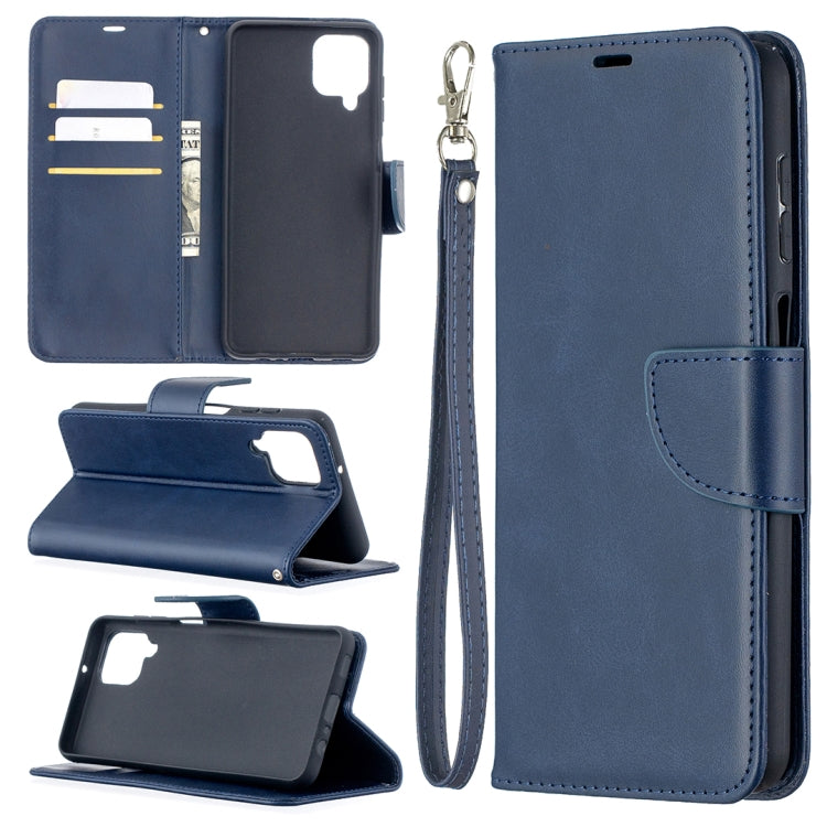 Retro Lambskin Texture Pure Color Horizontal Flip PU Leather Case with Holder & Card Slots & Wallet & Lanyard, For Huawei P smart 2021 / Y7a, For Samsung Galaxy A12