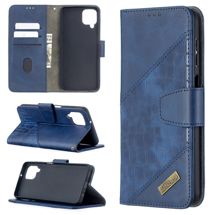 Matching Color Crocodile Texture Horizontal Flip PU Leather Case with Wallet & Holder & Card Slots, For Huawei P smart 2021 / Y7a, For Samsung Galaxy A12