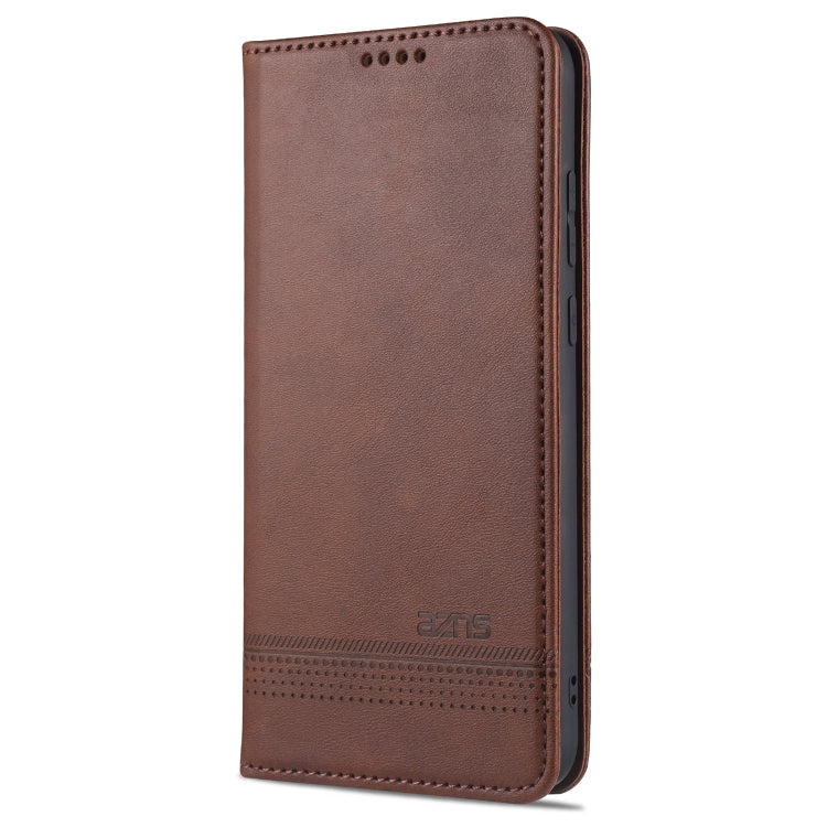 AZNS Magnetic Calf Texture Horizontal Flip Leather Case with Card Slots & Holder & Wallet, For OPPO A15, For vivo Y20, For vivo Y70s / Y51s / IQOO U1, For Samsung Galaxy A42 5G, For Samsung Galaxy M51 (Side Fingerprint)