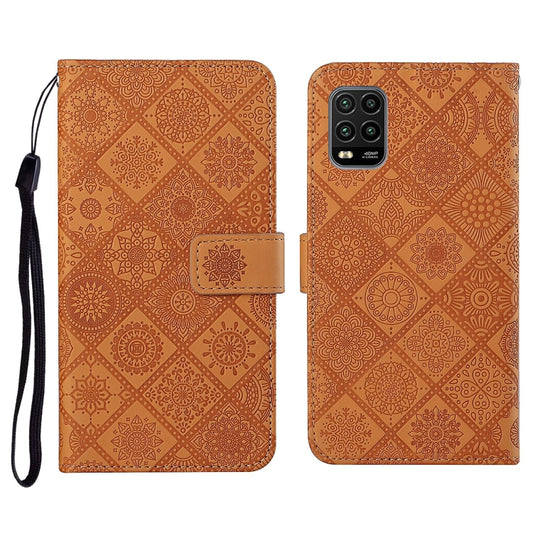 Ethnic Style Embossed Pattern Horizontal Flip Leather Case with Holder & Card Slots & Wallet & Lanyard, For Xiaomi Mi 10 Lite 5G, For Xiaomi Mi 10T 5G, For Xiaomi Mi 10T Lite 5G, For Xiaomi Mi Note 10 Lite, For Xiaomi Mi Note 10 / 10 Pro