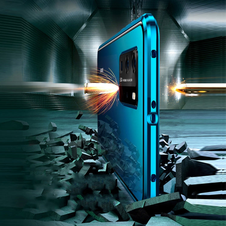 Magnetic Metal Frame Double-sided Tempered Glass Case, For Huawei P40, For Huawei P40 Pro, For Huawei P40 Pro+