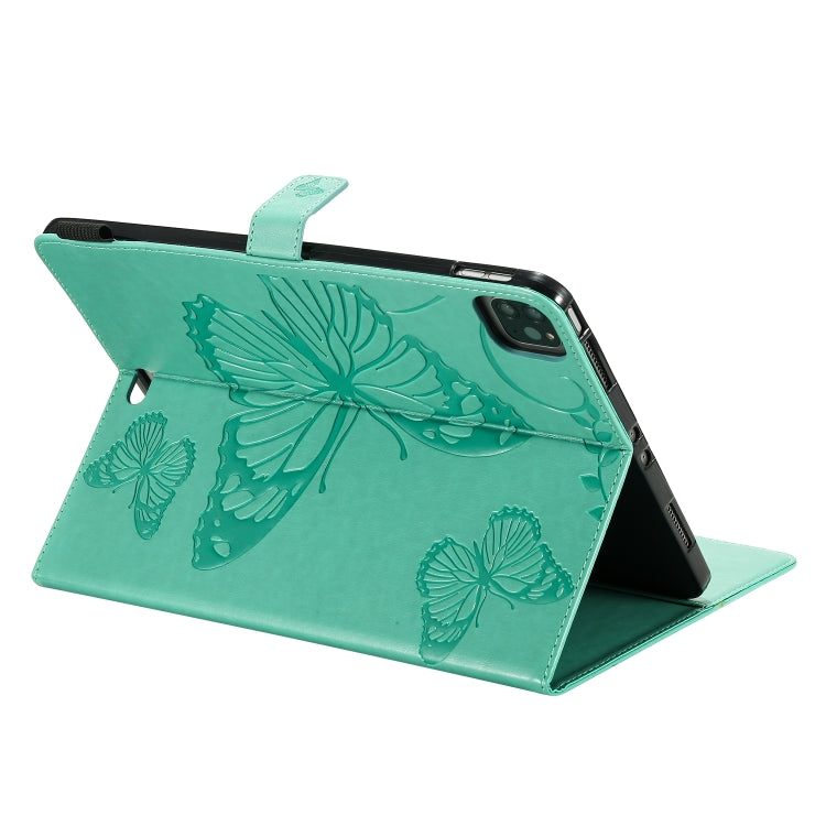 Pressed Printing Butterfly Pattern Horizontal Flip Leather Case with Holder & Card Slots & Wallet & Sleep / Wake-up Function, For iPad Air 2022 / 2020 10.9 /iPad Pro 11 2020 / 2018, For Lenovo Tab M10 Plus TB-X606F, For Samsung Galaxy S6 Lite P610     ...