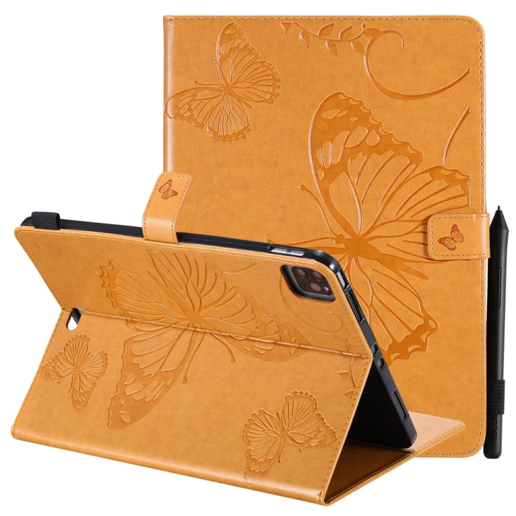 Pressed Printing Butterfly Pattern Horizontal Flip Leather Case with Holder & Card Slots & Wallet & Sleep / Wake-up Function, For iPad Air 2022 / 2020 10.9 /iPad Pro 11 2020 / 2018, For Lenovo Tab M10 Plus TB-X606F, For Samsung Galaxy S6 Lite P610     ...