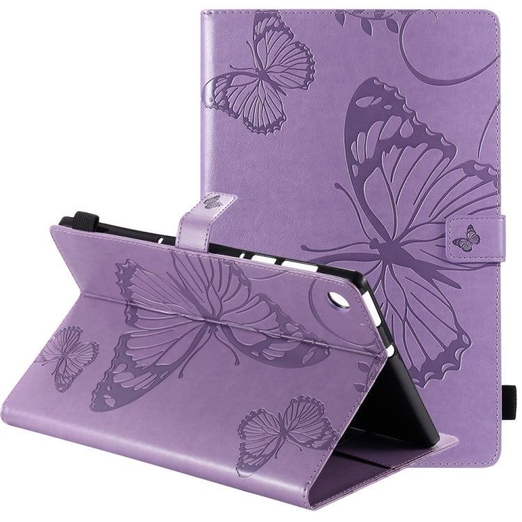 Pressed Printing Butterfly Pattern Horizontal Flip Leather Case with Holder & Card Slots & Wallet & Sleep / Wake-up Function, For iPad Air 2022 / 2020 10.9 /iPad Pro 11 2020 / 2018, For Lenovo Tab M10 Plus TB-X606F, For Samsung Galaxy S6 Lite P610     ...