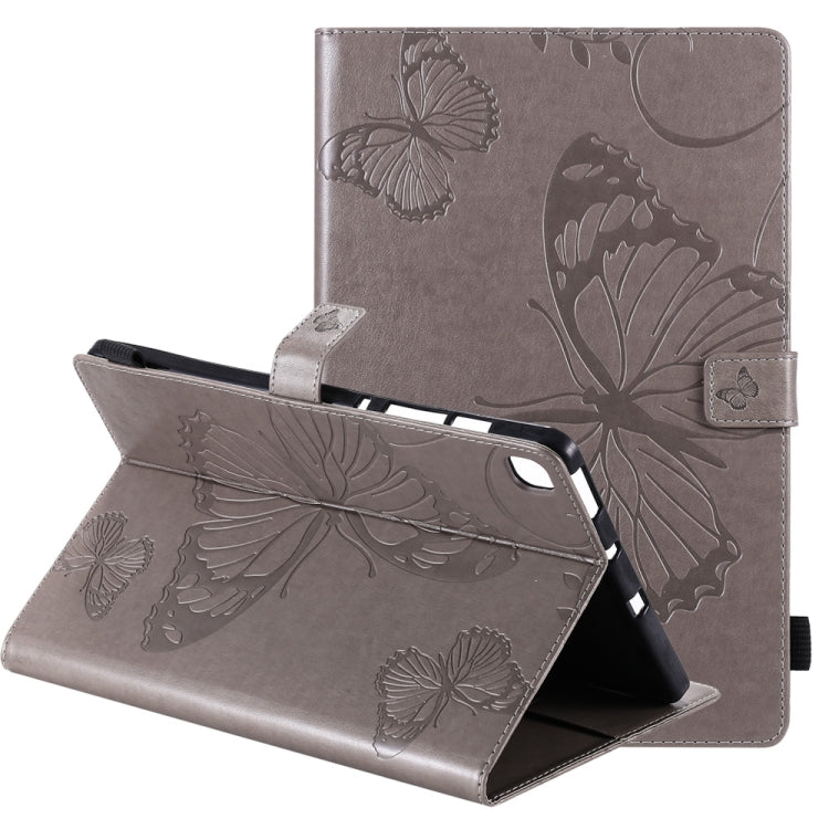 Pressed Printing Butterfly Pattern Horizontal Flip Leather Case with Holder & Card Slots & Wallet & Sleep / Wake-up Function, For iPad Air 2022 / 2020 10.9 /iPad Pro 11 2020 / 2018, For Lenovo Tab M10 Plus TB-X606F, For Samsung Galaxy S6 Lite P610     ...