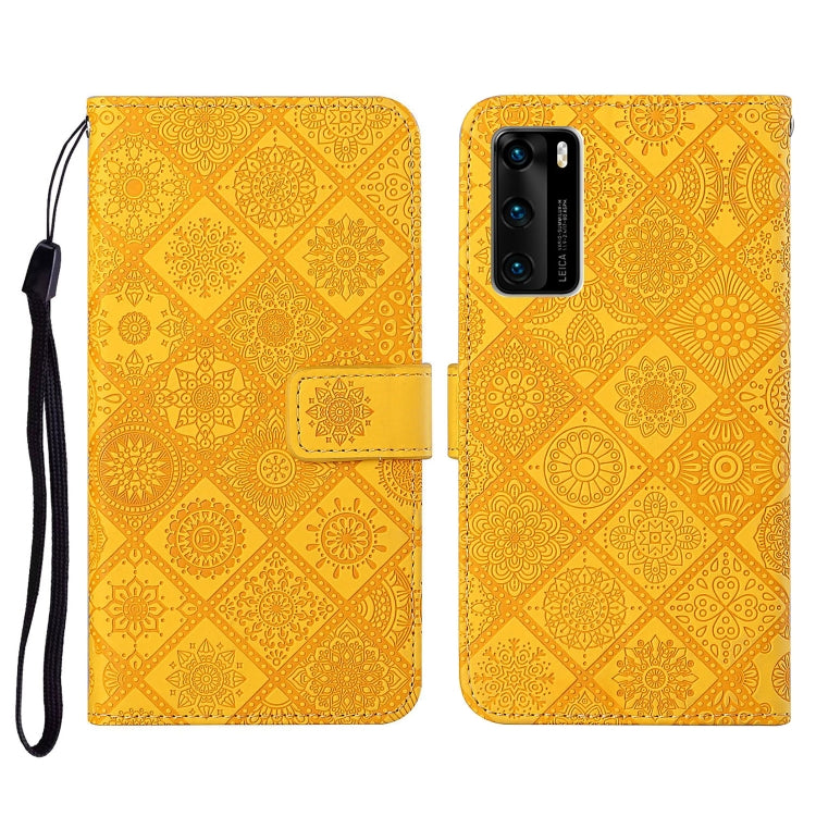 Ethnic Style Embossed Pattern Horizontal Flip Leather Case with Holder & Card Slots & Wallet & Lanyard, For Huawei P smart 2021, For Huawei P smart 2020, For Huawei P Smart Z / Y9 Prime 2019, For Huawei P40, For Huawei P40 lite / nova 6 SE             ...