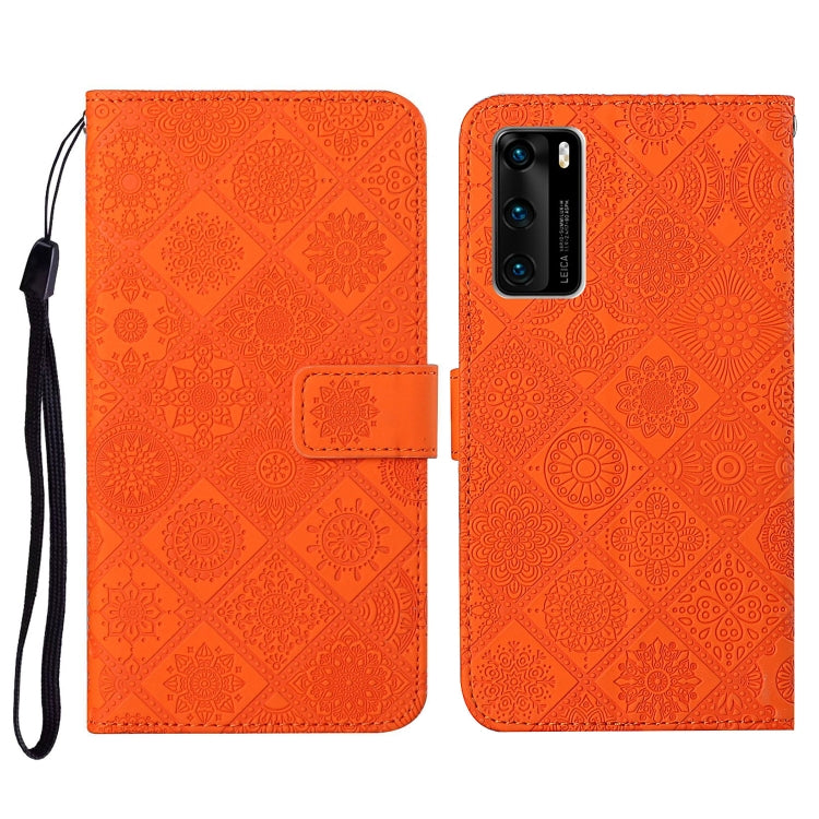 Ethnic Style Embossed Pattern Horizontal Flip Leather Case with Holder & Card Slots & Wallet & Lanyard, For Huawei P smart 2021, For Huawei P smart 2020, For Huawei P Smart Z / Y9 Prime 2019, For Huawei P40, For Huawei P40 lite / nova 6 SE             ...