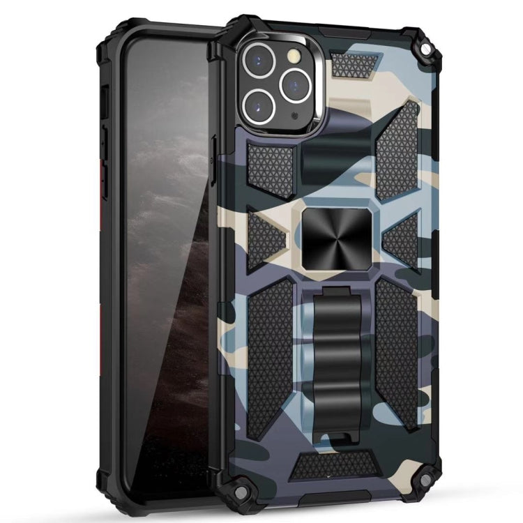Camouflage Armor Shockproof TPU + PC Magnetic Protective Case with Holder, For iPhone 12 Pro Max, For iPhone 12 / 12 Pro, For iPhone 12 mini