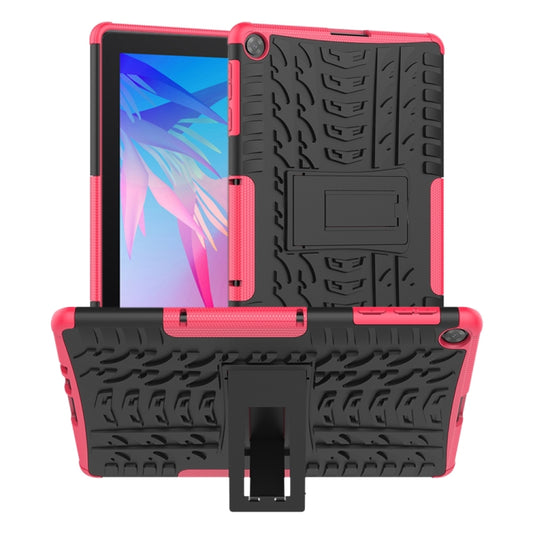 Tire Texture Shockproof TPU+PC Protective Case with Holder, For Huawei MatePad T10/T10S/Enjoy 2, For Huawei P Smart(2021)/Y7a, For OnePlus Nord N10 5G, For OnePlus Nord N100, For Xiaomi Mi 10T Lite 5G