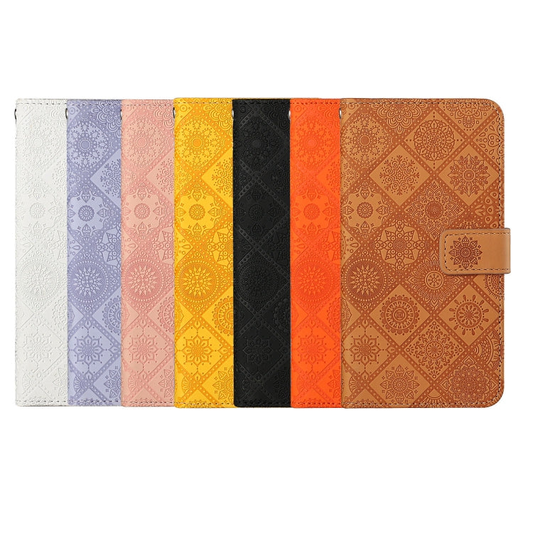 Ethnic Style Embossed Pattern Horizontal Flip Leather Case with Holder & Card Slots & Wallet & Lanyard, For Samsung Galaxy A01, For Samsung Galaxy A10 / M10, For Samsung Galaxy A10s, For Samsung Galaxy A11, For Samsung Galaxy A12                       ...