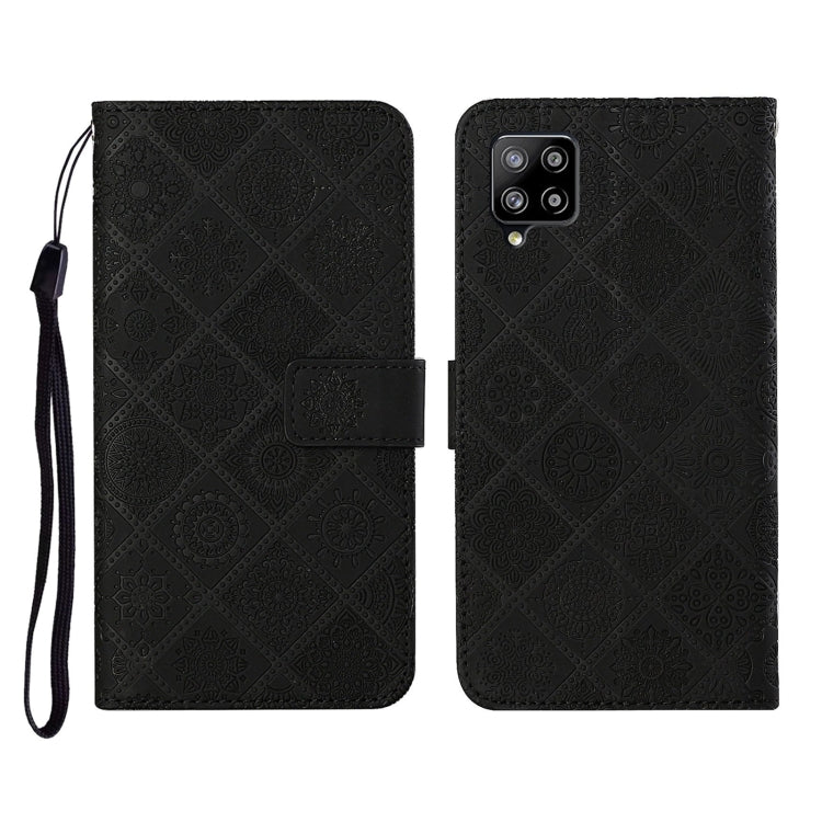 Ethnic Style Embossed Pattern Horizontal Flip Leather Case with Holder & Card Slots & Wallet & Lanyard, For Samsung Galaxy A41, For Samsung Galaxy A42 5G, For Samsung Galaxy A50, For Samsung Galaxy A51, For Samsung Galaxy A70, For Samsung Galaxy A71