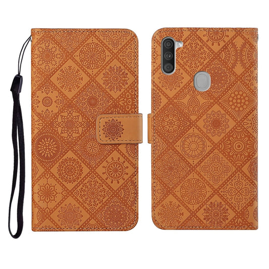 Ethnic Style Embossed Pattern Horizontal Flip Leather Case with Holder & Card Slots & Wallet & Lanyard, For Samsung Galaxy M11, For Samsung Galaxy Note20, For Samsung Galaxy Note20 Ultra, For Samsung Galaxy S10, For Samsung Galaxy S10+                 ...