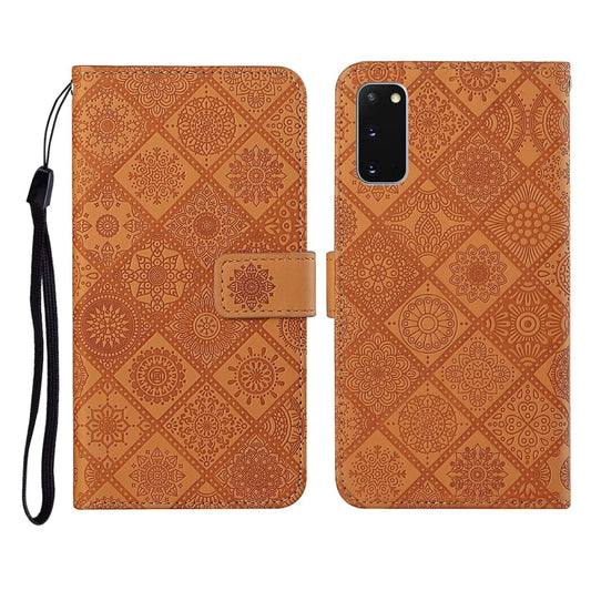 Ethnic Style Embossed Pattern Horizontal Flip Leather Case with Holder & Card Slots & Wallet & Lanyard, For Samsung Galaxy S20, For Samsung Galaxy S20 FE, For Samsung Galaxy S20+, For Samsung Galaxy S20 Ultra, For Samsung Galaxy Galaxy S21 5G          ...