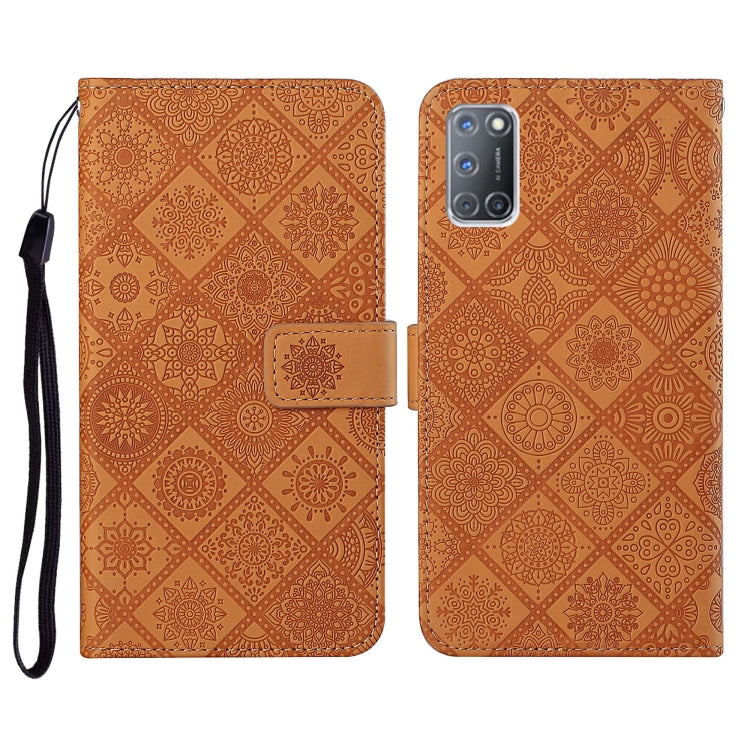 Ethnic Style Embossed Pattern Horizontal Flip Leather Case with Holder & Card Slots & Wallet & Lanyard, For OPPO A5 / A9 2020, For OPPO A92 / A72 / A52, For OPPO F1s, For OPPO Realme C3, For OPPO Realme 5, For OPPO Realme 5 Pro