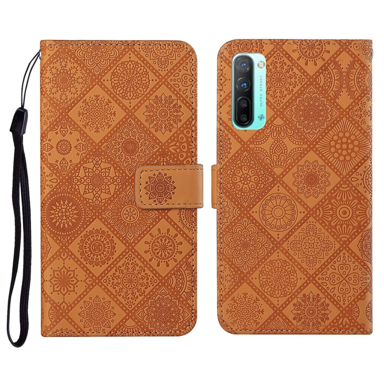 Ethnic Style Embossed Pattern Horizontal Flip Leather Case with Holder & Card Slots & Wallet & Lanyard, For OPPO Reno3, For OPPO Reno4, For OPPO Reno4 Lite, For OPPO Reno4 Pro