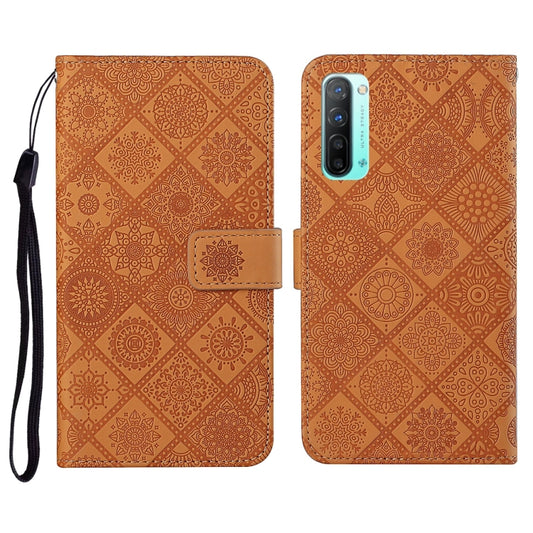 Ethnic Style Embossed Pattern Horizontal Flip Leather Case with Holder & Card Slots & Wallet & Lanyard, For OPPO Reno3, For OPPO Reno4, For OPPO Reno4 Lite, For OPPO Reno4 Pro