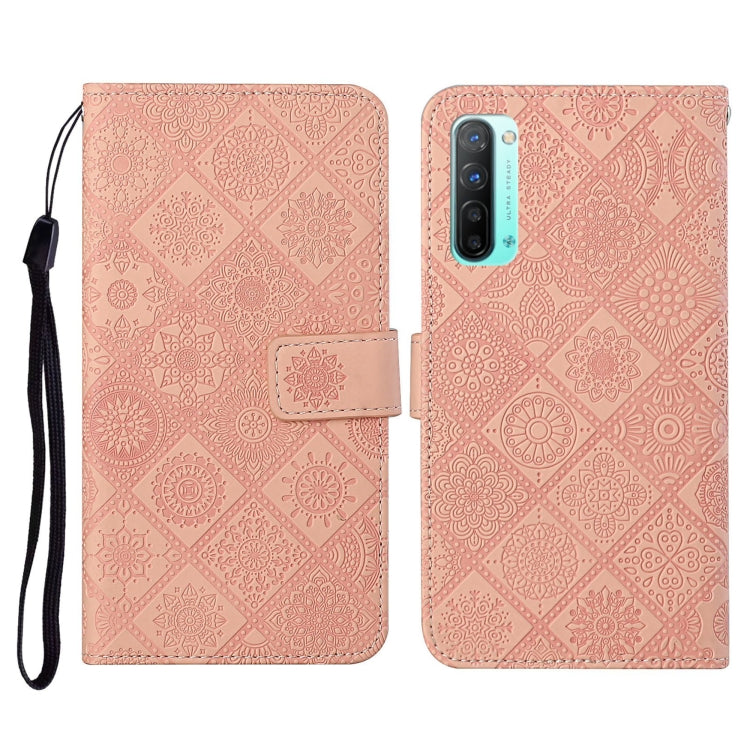 Ethnic Style Embossed Pattern Horizontal Flip Leather Case with Holder & Card Slots & Wallet & Lanyard, For OPPO Reno3, For OPPO Reno4, For OPPO Reno4 Lite, For OPPO Reno4 Pro