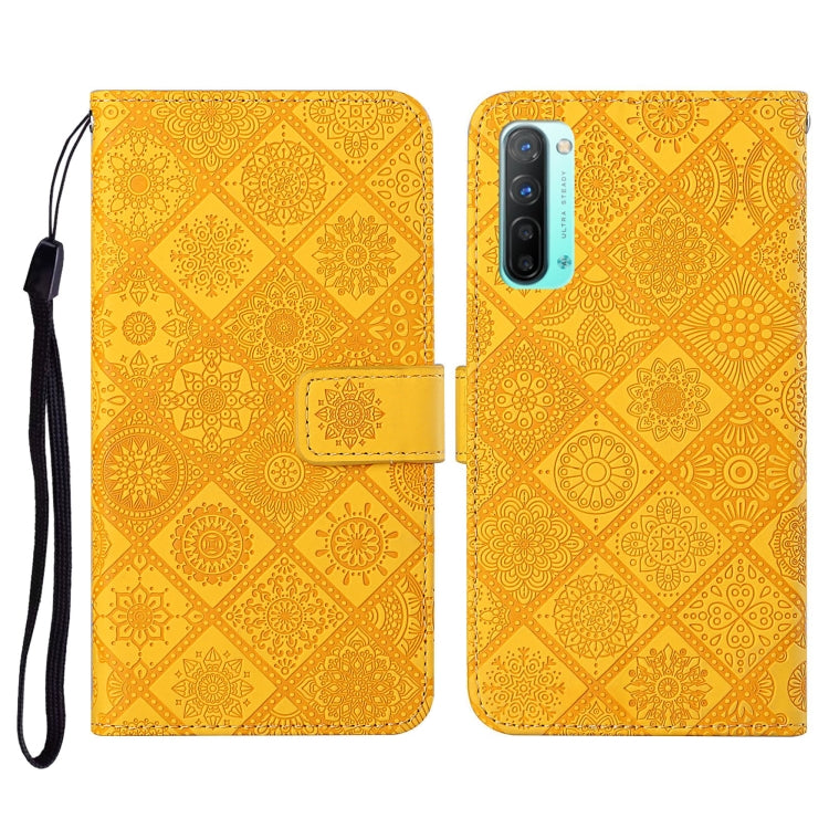 Ethnic Style Embossed Pattern Horizontal Flip Leather Case with Holder & Card Slots & Wallet & Lanyard, For OPPO Reno3, For OPPO Reno4, For OPPO Reno4 Lite, For OPPO Reno4 Pro