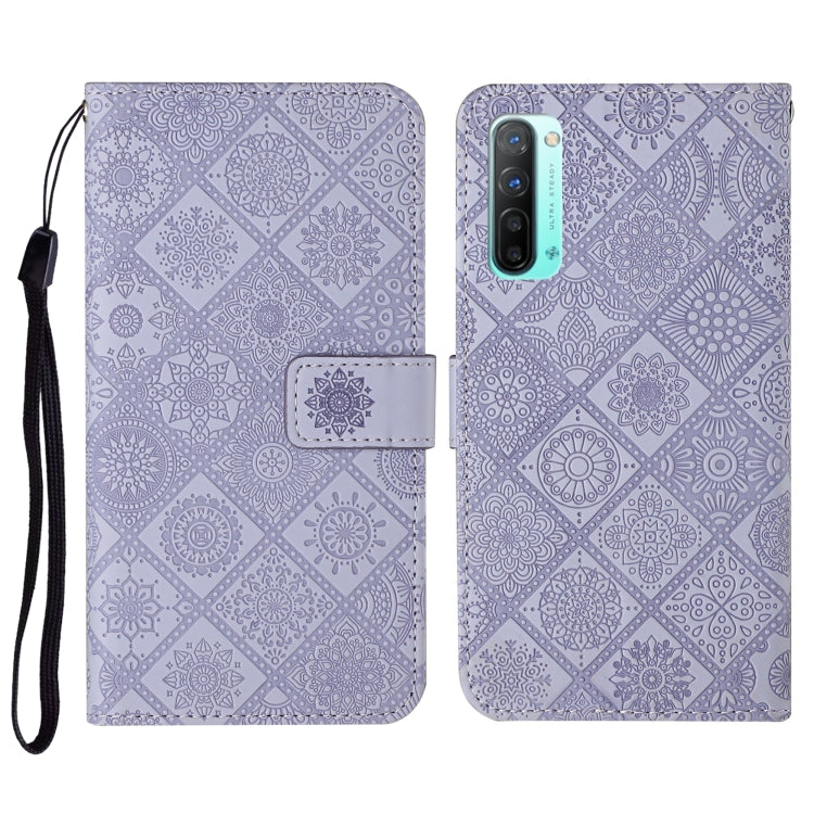 Ethnic Style Embossed Pattern Horizontal Flip Leather Case with Holder & Card Slots & Wallet & Lanyard, For OPPO Reno3, For OPPO Reno4, For OPPO Reno4 Lite, For OPPO Reno4 Pro