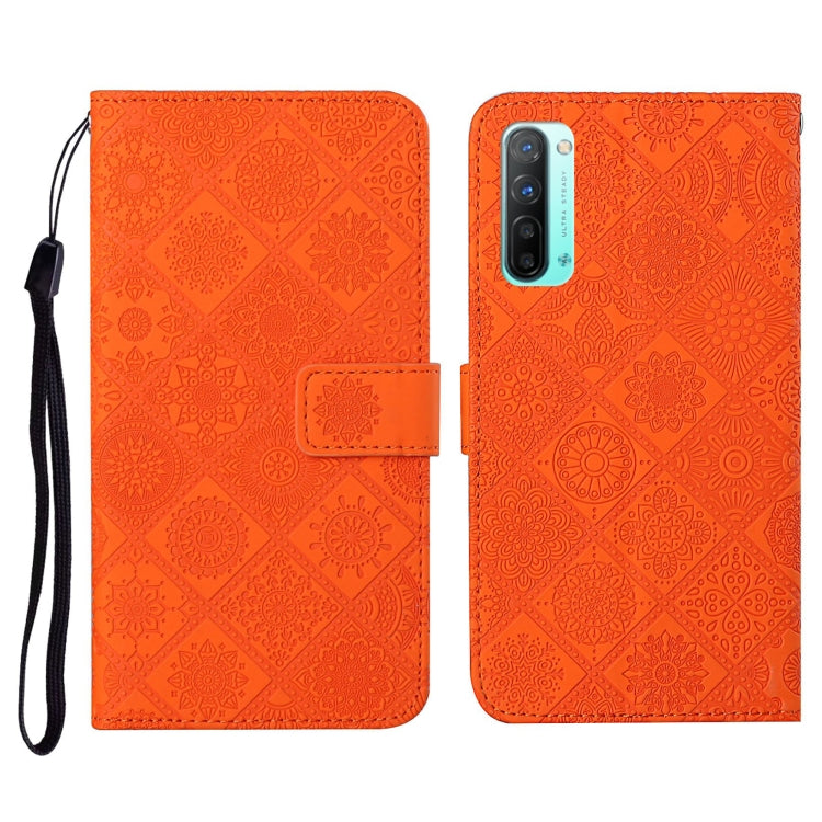 Ethnic Style Embossed Pattern Horizontal Flip Leather Case with Holder & Card Slots & Wallet & Lanyard, For OPPO Reno3, For OPPO Reno4, For OPPO Reno4 Lite, For OPPO Reno4 Pro